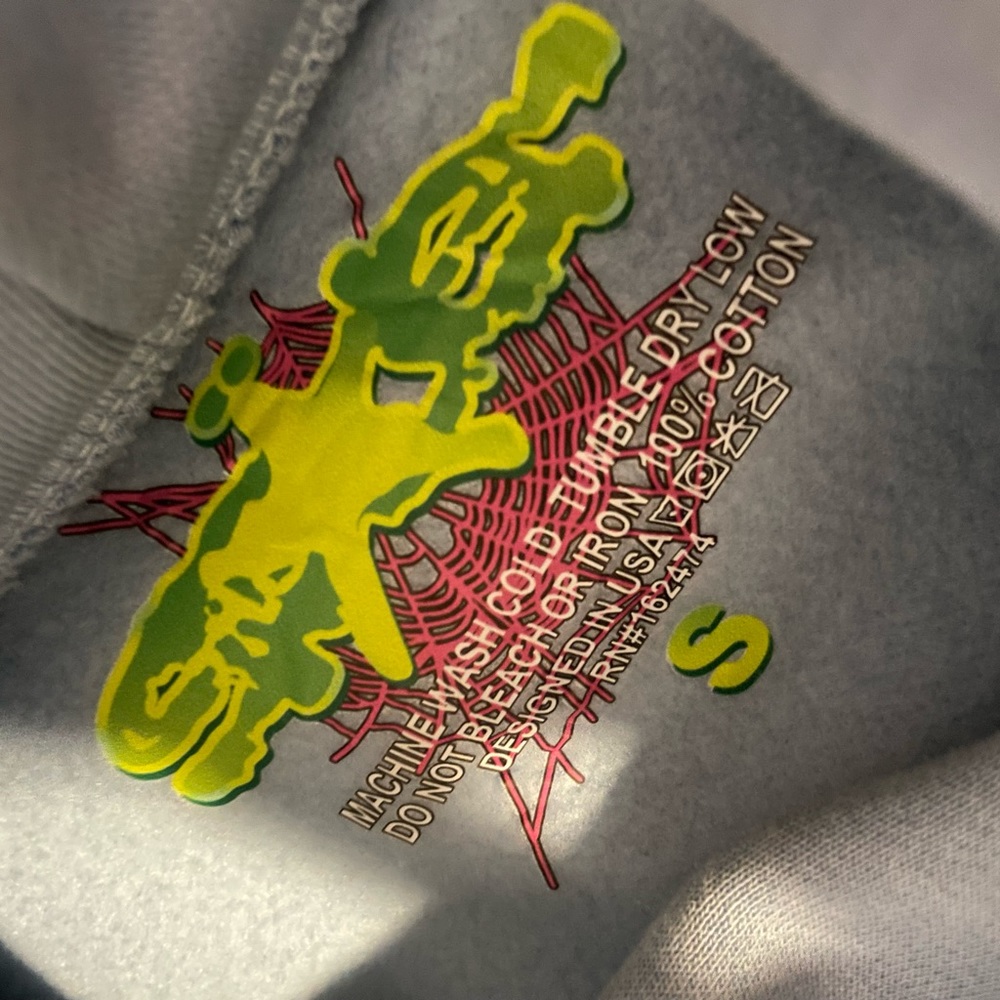 Sp5der Hoodie “Sky Blue”